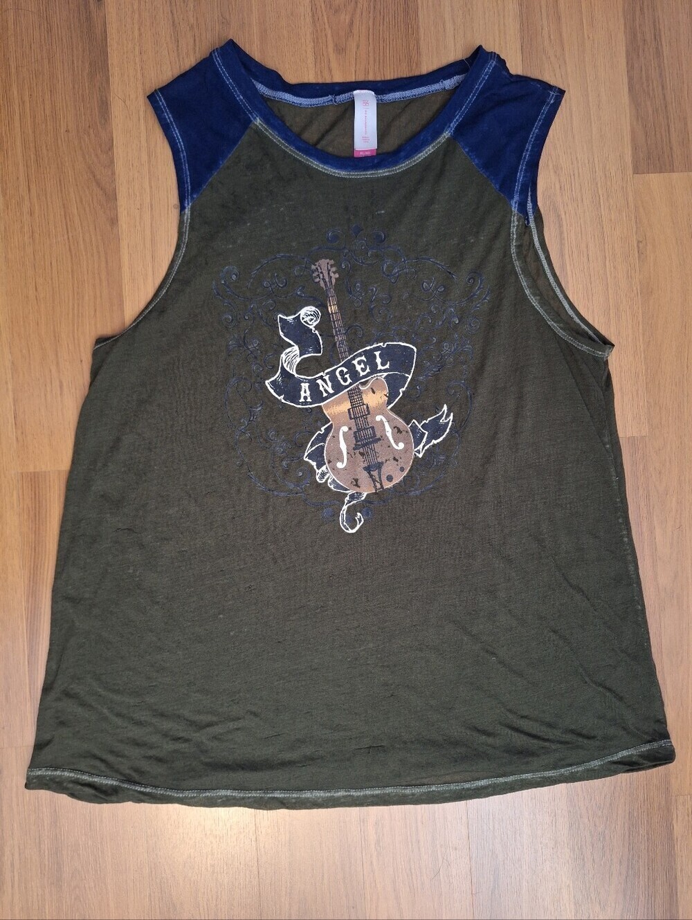 Sleeveless Graphic Tank, Sheer